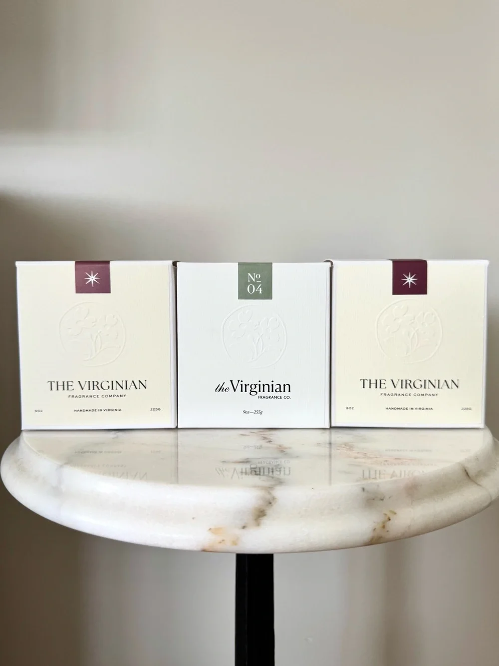 NWT, Set of 3, Luxury, Virginia, Boutique, Candles